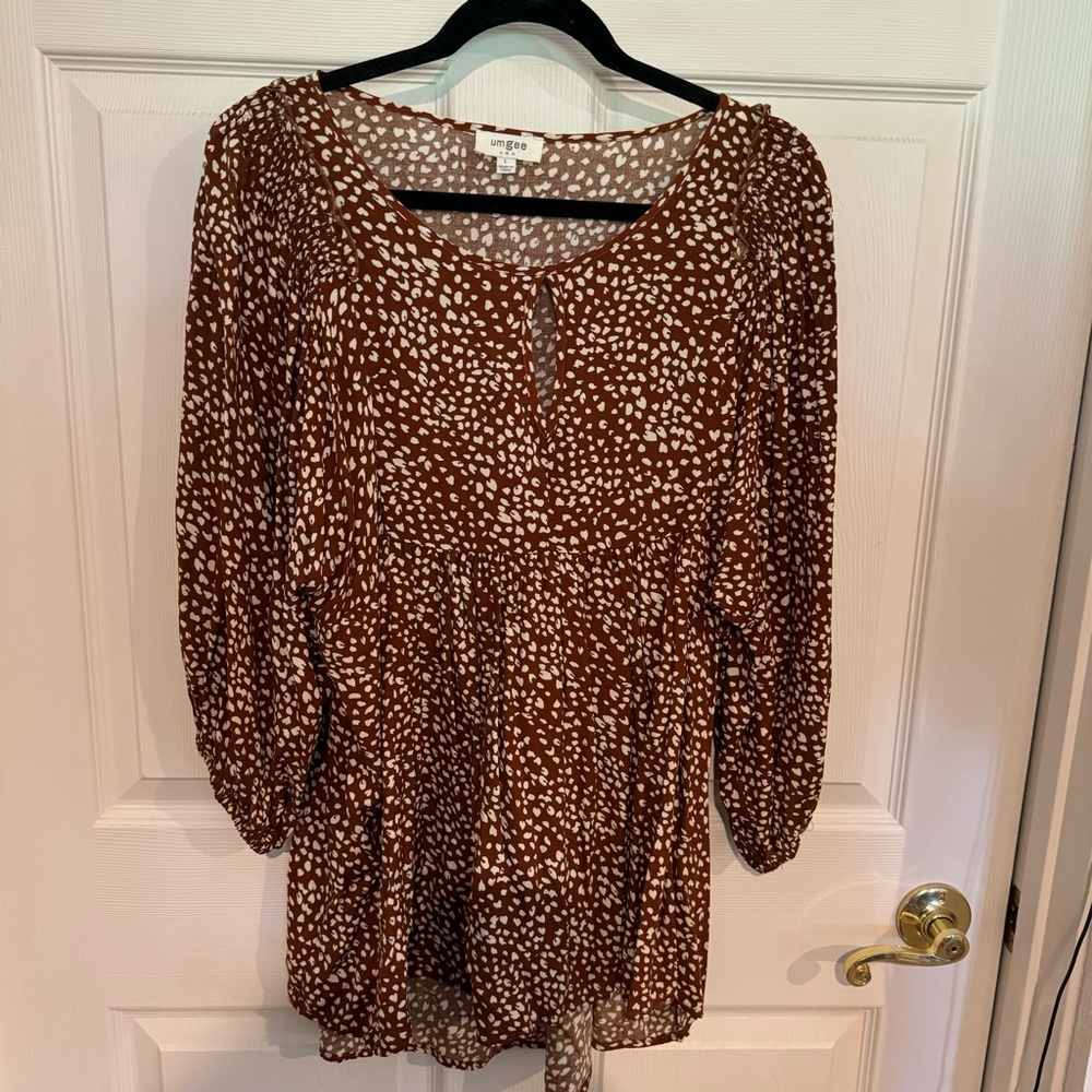 Bungee Flowy High Low Top Size Large